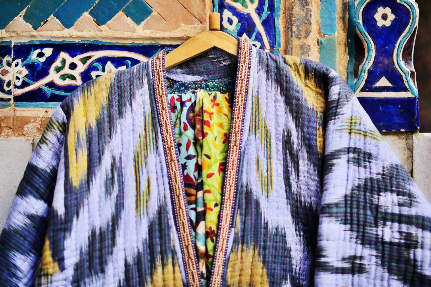 A Traditional Mens Garment In Uzbekistan