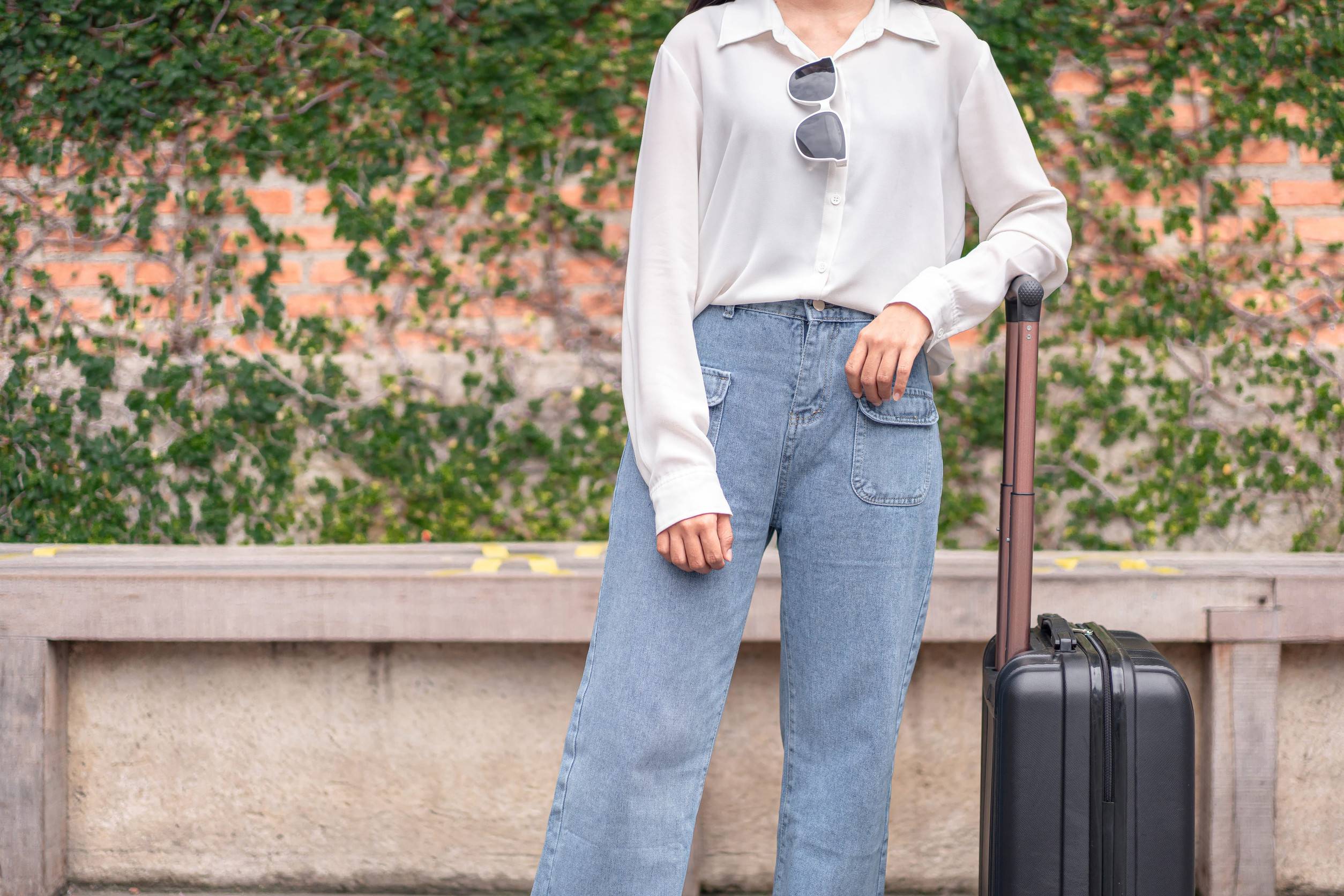 Appropriately Dressed Female Solo Traveller
