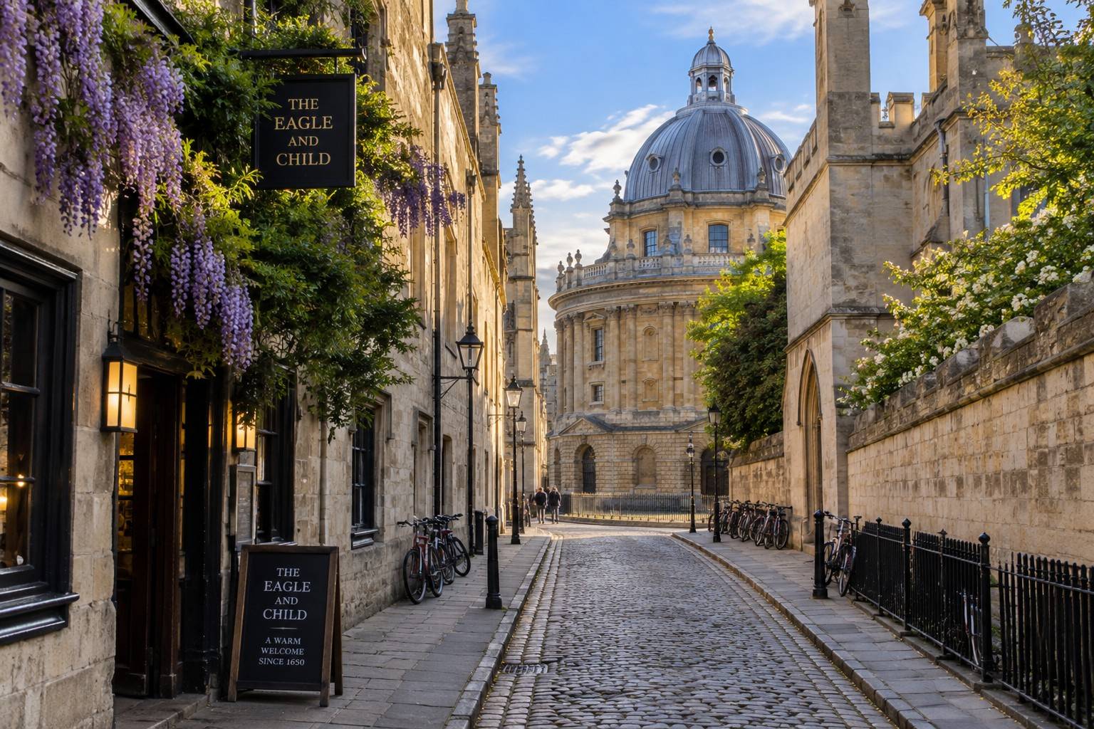 Oxford Lane To The Eagle And Child
